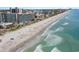 Aerial view of beachfront property and resort at 205 74Th Ave. N # 709, Myrtle Beach, SC 29572