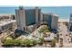 Sand Dunes Resort: Aerial view, pool, beach access at 205 74Th Ave. N # 709, Myrtle Beach, SC 29572