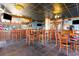 Full bar with seating and nautical theme decor at 205 74Th Ave. N # 709, Myrtle Beach, SC 29572