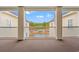 Picturesque balcony view overlooking the condo complex's charming pond and fountain at 2080 Cross Gate Blvd. # 303, Surfside Beach, SC 29575