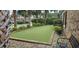 Backyard putting green provides the perfect space for outdoor fun and practice at 241 Presidential Dr., Surfside Beach, SC 29575