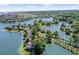 Aerial view of the property and surrounding area at 25 Frigate Ct., Pawleys Island, SC 29585