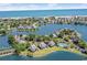 Aerial view highlighting home and water access at 25 Frigate Ct., Pawleys Island, SC 29585