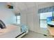 Spacious main bedroom with vaulted ceiling and TV at 25 Frigate Ct., Pawleys Island, SC 29585