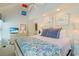 Main bedroom with a king-size bed and coastal decor at 25 Frigate Ct., Pawleys Island, SC 29585
