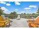 Rooftop deck with lounge chairs offering scenic views at 25 Frigate Ct., Pawleys Island, SC 29585