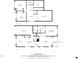 Two-story home floor plan, showing a kitchen, living room, and primary bedroom at 257 Connemara Dr. # E, Myrtle Beach, SC 29579