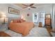 Bright bedroom with ensuite bathroom access at 301 North Main St., Hemingway, SC 29554