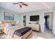 Tastefully decorated main bedroom suite at 38 Shadow Moss Pl. # 38, North Myrtle Beach, SC 29582