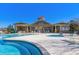 Community pool with spa and clubhouse at 395 S Crow Creek Dr. # 1621, Calabash, NC 28467