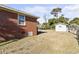 Large backyard with shed and trees at 408 16Th Ave. S, Myrtle Beach, SC 29577