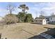 Large backyard with detached shed at 408 16Th Ave. S, Myrtle Beach, SC 29577