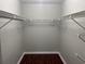 Large walk-in closet with wire shelving at 5001 Little River Rd. # E-110, Myrtle Beach, SC 29577