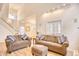 Open living room with two sofas and an ottoman at 508 5Th Ave. S, North Myrtle Beach, SC 29582