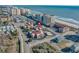 Aerial view showing location of property near beach at 600 S Ocean Blvd. # C-21, North Myrtle Beach, SC 29582