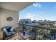 Relaxing balcony with city views and outdoor furniture at 601 Mitchell Dr. # 1002, Myrtle Beach, SC 29577