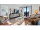 Living area with sofa, coffee table, and decorative accents at 601 Mitchell Dr. # 1002, Myrtle Beach, SC 29577