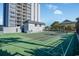 Well-maintained tennis court and shuffleboard at 601 Mitchell Dr. # 1002, Myrtle Beach, SC 29577