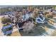 Aerial view of house and neighborhood near a pond at 622 Cavandish Dr., Myrtle Beach, SC 29588