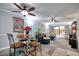Small dining area with a round table and four chairs at 7601 North Ocean Blvd. # 1B, Myrtle Beach, SC 29572