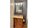 Bathroom with vanity, sink, and mirror at 121 Marshland Ct., Myrtle Beach, SC 29572