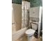 Bathroom with shower/tub combo and floral shower curtain at 121 Marshland Ct., Myrtle Beach, SC 29572
