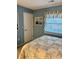 Bedroom with double bed and ocean-themed decor at 121 Marshland Ct., Myrtle Beach, SC 29572