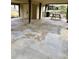 Ground level patio with picnic table and storage at 121 Marshland Ct., Myrtle Beach, SC 29572