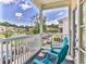 Relaxing balcony with patio furniture and scenic water views at 1302 River Oaks Dr. # 4-F, Myrtle Beach, SC 29579