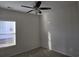 Bright bedroom with ceiling fan and window blinds at 155 Crabapple Dr., Longs, SC 29568