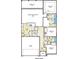 Main level floor plan, showing 3 bedrooms, 2 baths, kitchen, and covered patio at 155 Crabapple Dr., Longs, SC 29568