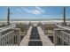 Convenient boardwalk leads to a beautiful beach at 2201 S Ocean Blvd. # 1504, Myrtle Beach, SC 29577