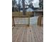 Wooden deck overlooking backyard and neighboring home at 326 East Godbold St., Marion, SC 29571