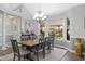 Formal dining room with bay window and hardwood floors at 326 Winding Brook Ct., Murrells Inlet, SC 29576