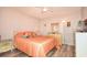Bedroom with queen-size bed and ceiling fan at 401 N Hillside Dr. # 3C, North Myrtle Beach, SC 29582