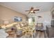 Living room with sofa, chair, and ocean-themed decor at 401 N Hillside Dr. # 3C, North Myrtle Beach, SC 29582