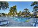 Community pool with plenty of lounge chairs at 401 N Hillside Dr. # 3C, North Myrtle Beach, SC 29582