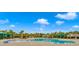 Relaxing community pool with palm trees and cabanas at 4348 Livorn Loop # 4348, Myrtle Beach, SC 29579