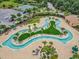 Aerial view of a resort-style lazy river pool at 4348 Livorn Loop # 4348, Myrtle Beach, SC 29579