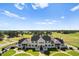 Aerial view of a large clubhouse situated on a golf course at 4533 Girvan Dr. # D, Myrtle Beach, SC 29579