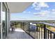 Spacious balcony with city views and chair at 504 N Ocean Blvd. # 1511, Myrtle Beach, SC 29577
