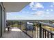 Spacious balcony with city views and chair at 504 N Ocean Blvd. # 1511, Myrtle Beach, SC 29577