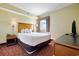 Bedroom with a queen bed, TV, and nice view at 504 N Ocean Blvd. # 1511, Myrtle Beach, SC 29577