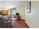 Living area with sofa, balcony view, and kitchen peek at 504 N Ocean Blvd. # 1511, Myrtle Beach, SC 29577