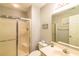 Bathroom with shower and updated vanity at 562 Blue Stem Dr. # 54D, Pawleys Island, SC 29585