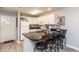 Kitchen with granite island and seating for four at 562 Blue Stem Dr. # 54D, Pawleys Island, SC 29585
