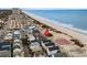 Beach house location shown from above, near beach and court at 6001 - B-4 S Kings Hwy., Myrtle Beach, SC 29575