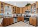 Well-equipped kitchen featuring ample cabinetry and granite countertops at 6001 - B-4 S Kings Hwy., Myrtle Beach, SC 29575