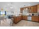 Well-equipped kitchen featuring wood cabinets, granite counters and stainless steel appliances at 6001 - B-4 S Kings Hwy., Myrtle Beach, SC 29575