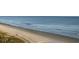 Expansive beachfront view with gentle waves and seagulls at 6900 N Ocean Blvd. # 111, Myrtle Beach, SC 29572